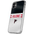 NFL Atlanta Falcons White Striped iPhone 11 Clear Case