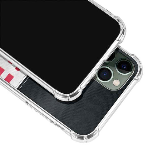 NFL Atlanta Falcons White Striped iPhone 11 Pro Max Clear Case