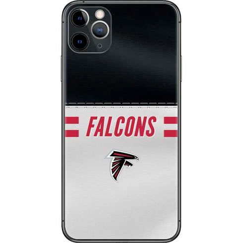 NFL Atlanta Falcons White Striped iPhone 11 Pro Max Skin