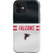 NFL Atlanta Falcons White Striped iPhone 12 Impact Case