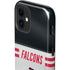 NFL Atlanta Falcons White Striped iPhone 12 Impact Case