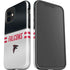 NFL Atlanta Falcons White Striped iPhone 12 Mini Impact Case