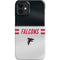 NFL Atlanta Falcons White Striped iPhone 12 Mini Lite Case