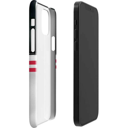 NFL Atlanta Falcons White Striped iPhone 12 Mini Lite Case