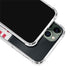 NFL Atlanta Falcons White Striped iPhone 12 Pro Clear Case