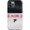 NFL Atlanta Falcons White Striped iPhone 12 Pro Impact Case