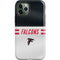 NFL Atlanta Falcons White Striped iPhone 12 Pro Max Impact Case
