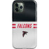 NFL Atlanta Falcons White Striped iPhone 12 Pro Max Impact Case