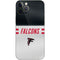 NFL Atlanta Falcons White Striped iPhone 12 Pro Max Skin