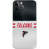 NFL Atlanta Falcons White Striped iPhone 12 Pro Max Skin