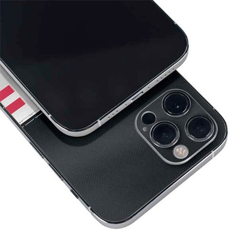 NFL Atlanta Falcons White Striped iPhone 12 Pro Max Skin