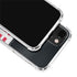 NFL Atlanta Falcons White Striped iPhone 13 Mini Clear Case