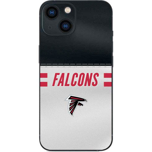 NFL Atlanta Falcons White Striped iPhone 13 Mini Skin