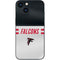 NFL Atlanta Falcons White Striped iPhone 13 Mini Skin