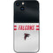 NFL Atlanta Falcons White Striped iPhone 13 Skin