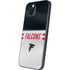 NFL Atlanta Falcons White Striped iPhone 13 Skin