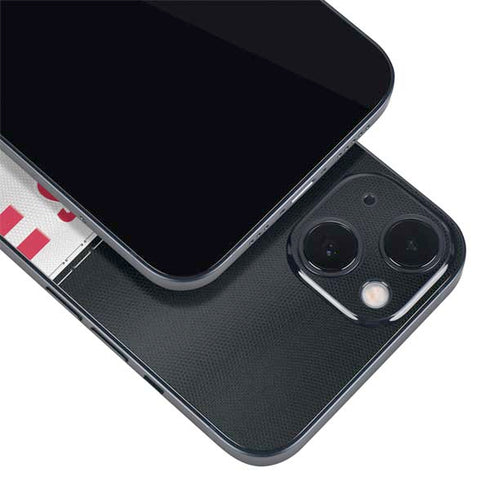 NFL Atlanta Falcons White Striped iPhone 13 Skin