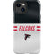 NFL Atlanta Falcons White Striped iPhone 14 Plus Impact Case