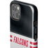 NFL Atlanta Falcons White Striped iPhone 14 Plus Impact Case