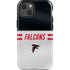 NFL Atlanta Falcons White Striped iPhone 15 Impact Case