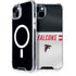 NFL Atlanta Falcons White Striped iPhone 14 Plus MagSafe Case