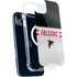 NFL Atlanta Falcons White Striped iPhone 15 Plus MagSafe Case