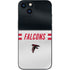 NFL Atlanta Falcons White Striped iPhone 14 Plus Skin