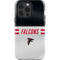 NFL Atlanta Falcons White Striped iPhone 14 Pro Impact Case