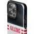 NFL Atlanta Falcons White Striped iPhone 15 Pro Impact Case