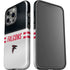 NFL Atlanta Falcons White Striped iPhone 14 Pro Impact Case
