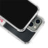 NFL Atlanta Falcons White Striped iPhone 14 Pro Max Clear Case