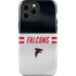 NFL Atlanta Falcons White Striped iPhone 15 Pro Max Impact Case
