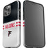 NFL Atlanta Falcons White Striped iPhone 15 Pro Max Impact Case