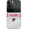 NFL Atlanta Falcons White Striped iPhone 14 Pro Skin
