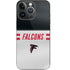 NFL Atlanta Falcons White Striped iPhone 14 Pro Skin
