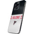 NFL Atlanta Falcons White Striped iPhone 14 Pro Skin