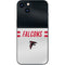NFL Atlanta Falcons White Striped iPhone 14 Skin
