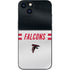 NFL Atlanta Falcons White Striped iPhone 14 Skin
