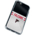 NFL Atlanta Falcons White Striped iPhone SE (2nd & 3rd Gen) Clear Case