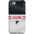 NFL Atlanta Falcons White Striped iPhone SE (2nd & 3rd Gen) Pro Case