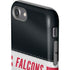 NFL Atlanta Falcons White Striped iPhone SE (2nd & 3rd Gen) Pro Case