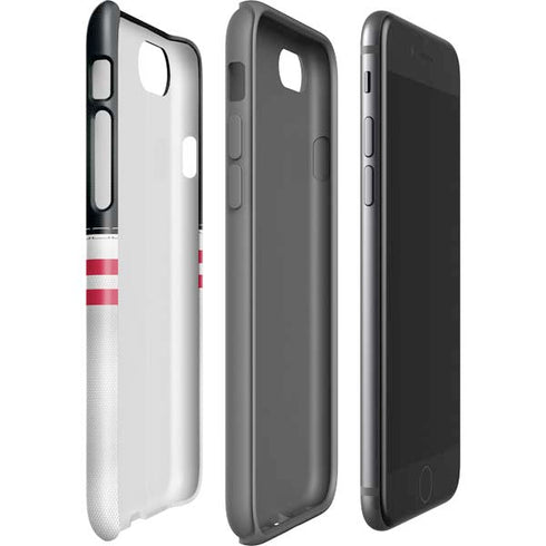 NFL Atlanta Falcons White Striped iPhone SE (2nd & 3rd Gen) Pro Case