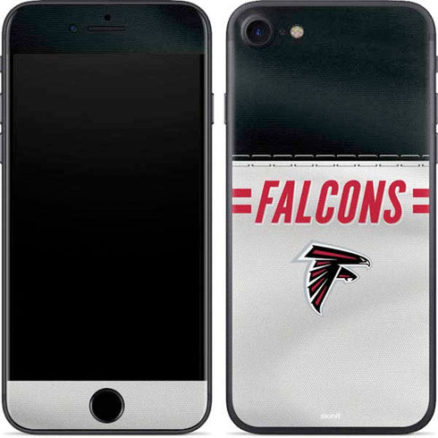 NFL Atlanta Falcons White Striped iPhone SE (2nd & 3rd Gen) Skin