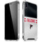 NFL Atlanta Falcons White Striped iPhone XR Clear Case