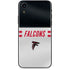 NFL Atlanta Falcons White Striped iPhone XR Skin