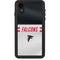 NFL Atlanta Falcons White Striped iPhone XR Waterproof Case