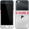 NFL Atlanta Falcons White Striped Apple iPod Skin