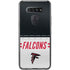 NFL Atlanta Falcons White Striped LG K51/Q51 Clear Case