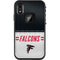 NFL Atlanta Falcons White Striped LifeProof Fre iPhone Skin