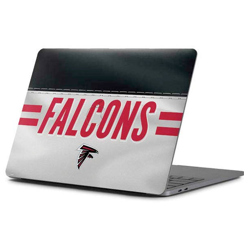 NFL Atlanta Falcons White Striped Apple MacBook Pro 13-inch Skin